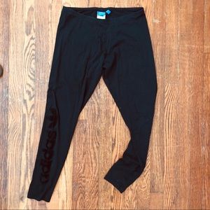 Adidas Velvet Logo Leggings